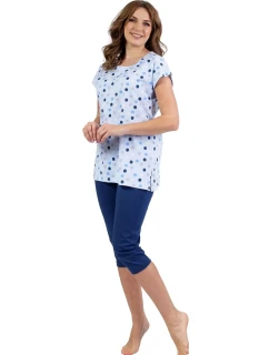 Dámske pyžamo 690 modré - REGINA