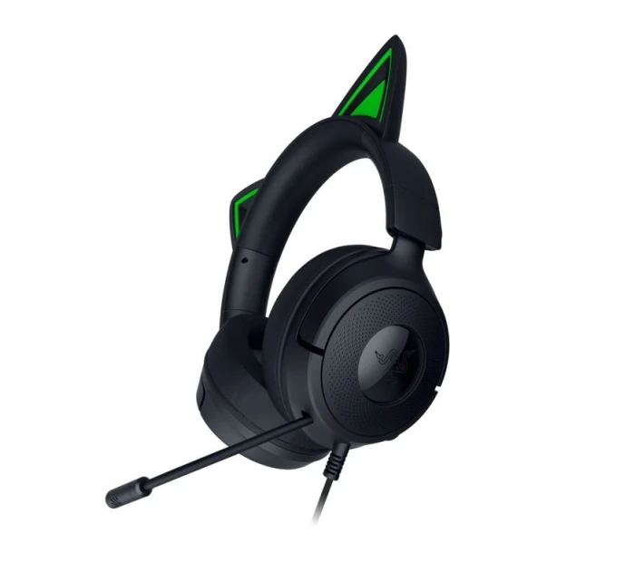 Razer Gaming Kraken Kitty V3 X Káblové slúchadlá do uší s mikrofónom Black Razer Gaming Kraken Kitty V3 X Káblové slúchadlá do uší s mikrofónom Black