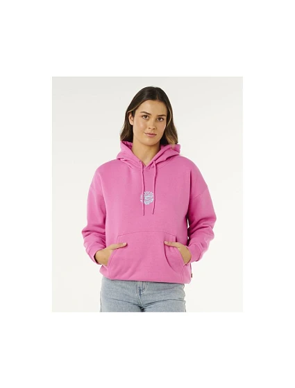 Dámska mikina RIP CURL Icons Of Surf Heritage Hood, ružová