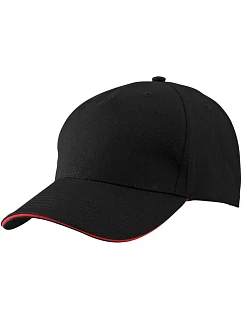 MB 5 panelová sandwich kšiltovka 03. black/red model 22542465 - Daiber