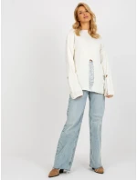 Dámský svetr BA SW model 18178453 ecru - FPrice Dámský svetr BA SW model 18178453 ecru - FPrice