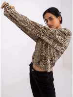 Blúzka DHJ BZ 6550 2.34P čierna a béžová Blúzka DHJ BZ 6550 2.34P čierna a béžová