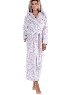 Flora s kapucí model 20647525 grey vzor - Vestis