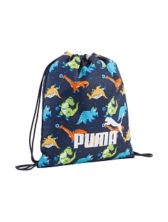 Taška na topánky Puma Phase Aop Small, tmavomodrá / dinosaury 91325 14