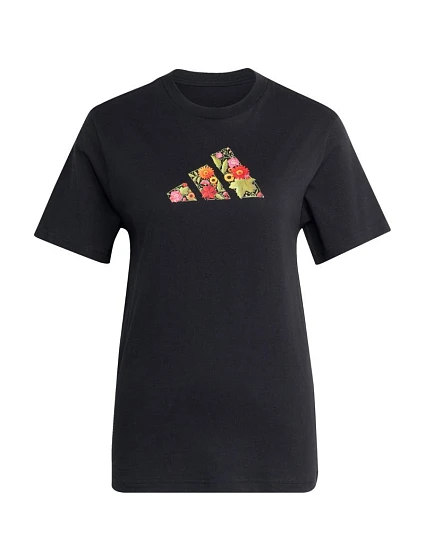Dámské tričko Floral Regular černé, model 22546153 - ADIDAS Dámské tričko Floral Regular černé, model 22546153 - ADIDAS