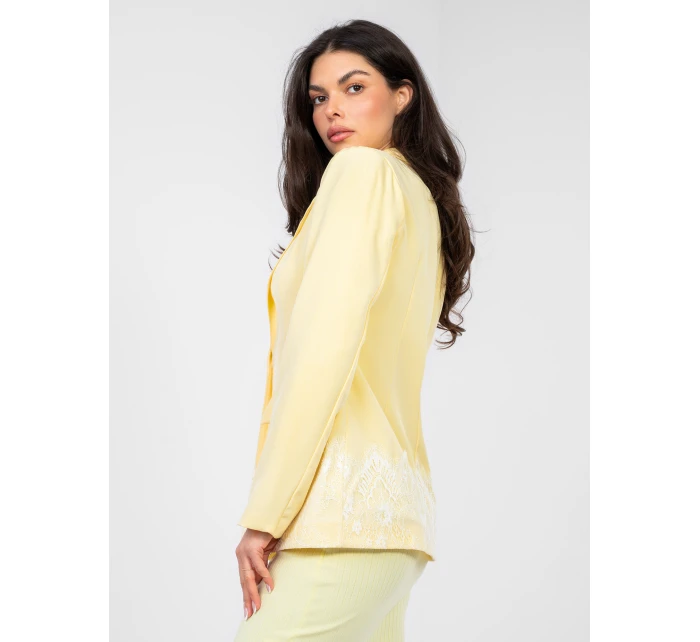 Marynarka IT MA model 22011337 jasny żółty - FPrice