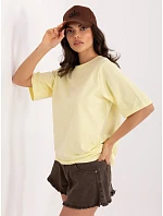 T shirt RV TS model 22097915 jasny żółty - FPrice