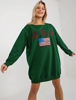 Mikina VI BL 3192.23P tmavo zelená