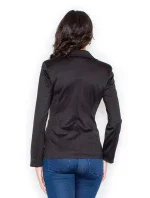 Dámské sako model 18644337 černé - Figl Dámské sako model 18644337 černé - Figl