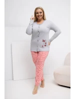 Pohodlné pyžamo pre plnoštíhly model 223305 Forever Pink