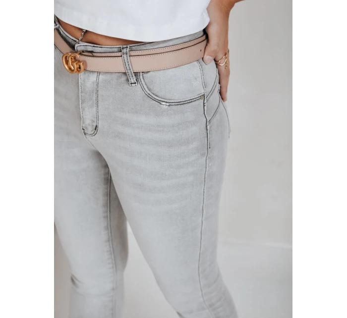 Dámské džíny push up světle šedé model 21992924 - Dstreet