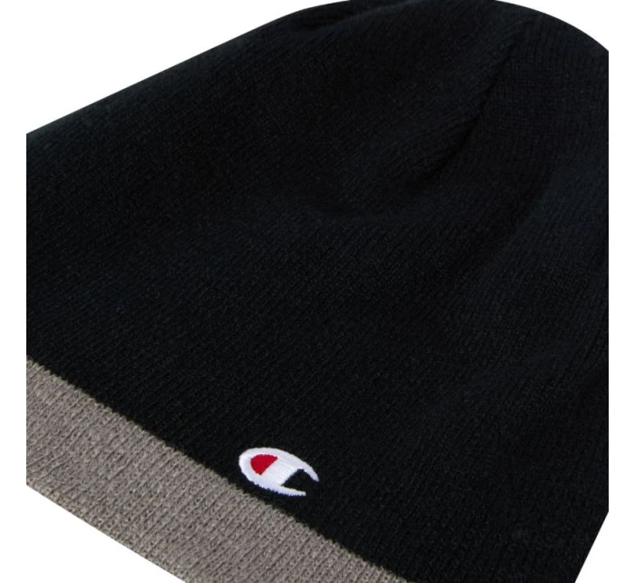 Champion Obojstranná čiapka čierna a sivá 802407 KK001 Champion Obojstranná čiapka čierna a sivá 802407 KK001