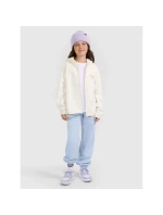 Dívčí volný fleece s kapucí model 21917508 - 4F