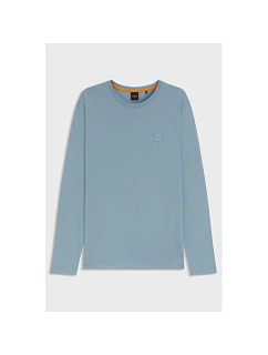 Pánske tričko Boss Tacks s dlhým rukávom zo 100 % bavlny na každodenné nosenie