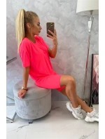 Súprava top+legíny ružová neónová Súprava top+legíny ružová neónová