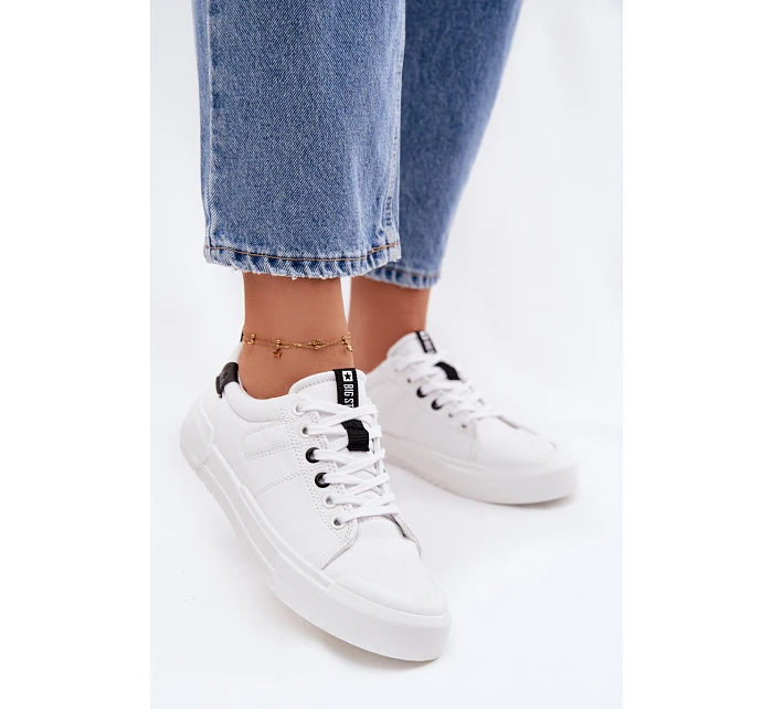 Dámské tenisky Big Star NN274444 Memory Foam systém Bílé Dámské tenisky Big Star NN274444 Memory Foam systém Bílé