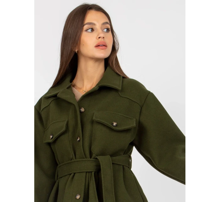 Dámsky kabát EM PL 2939 85 khaki