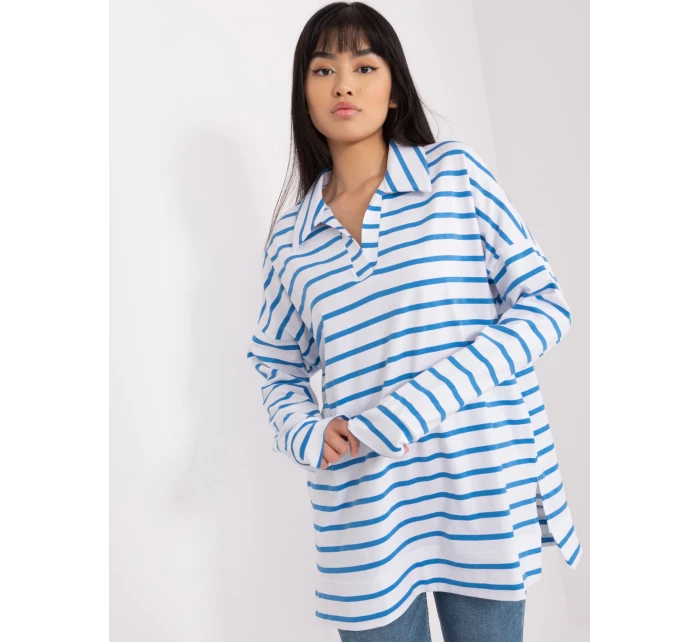 Bluzka LK BZ model 18650746 biało niebieski - FPrice