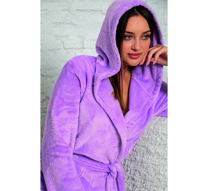 Dámsky župan E06-5521 lila - Cocoon