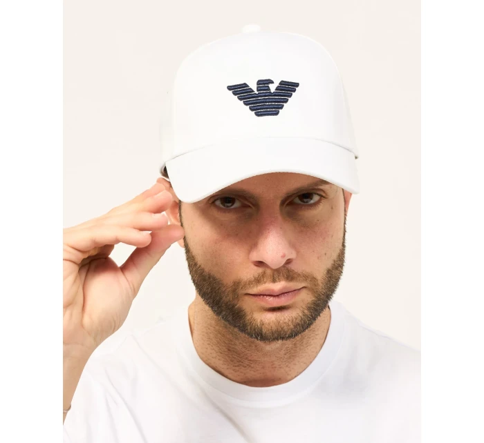 Unisex čiapka 230102 4R500 00010 biela - Emporio Armani