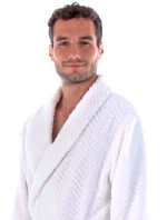 Unisex župan Athena 2116 white - Vestis