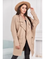 Kapska s vreckami svetlo béžová Kapska s vreckami svetlo béžová