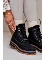 Zateplené dámské boty Big Star model 21669664 Černé - Big Star Shoes Zateplené dámské boty Big Star model 21669664 Černé - Big Star Shoes