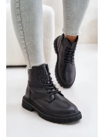 Zateplené botky workery dámské model 21671558 černé - Big Star Shoes