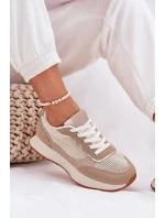 Dámské Sportovní Boty S Na Platformě Khaki model 21687895 - Boto