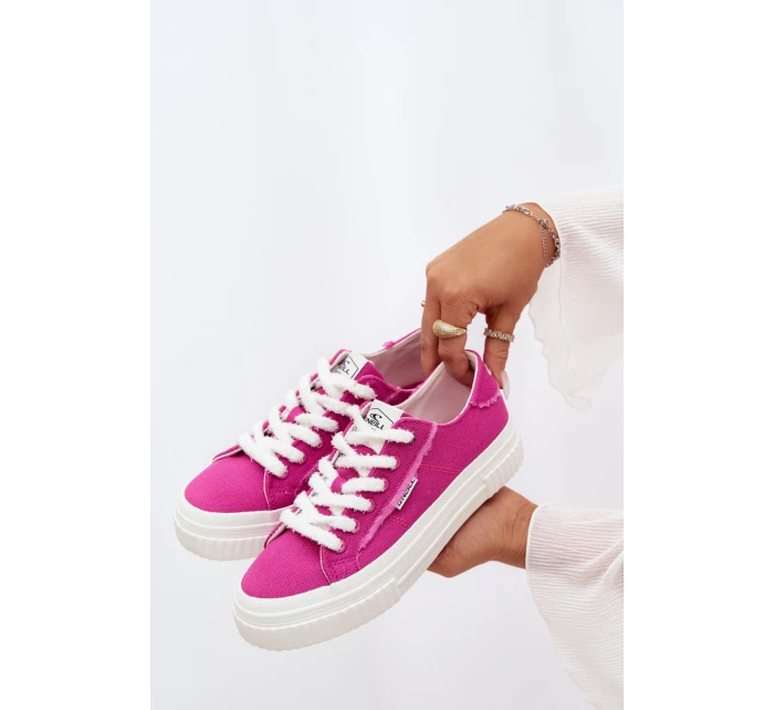 Dámské tenisky na platformě  C WOMEN LOW Fuchsiová model 22027660 - O'neill