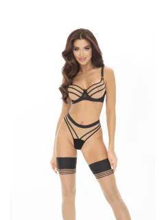 Podprsenka V-11071 čierno-béžová - Axami