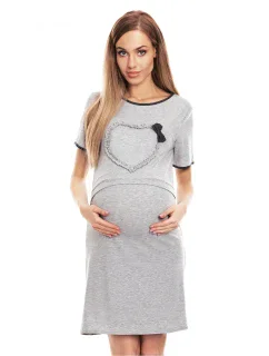Tehotenská nočná košeľa model 138250 PeeKaBoo
