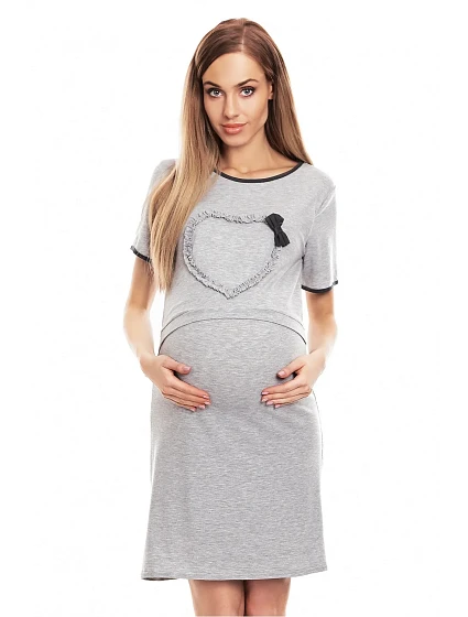 Tehotenská nočná košeľa model 138250 PeeKaBoo