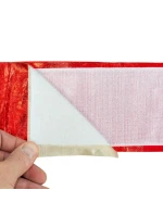 Záves na dvere 33x42 cm červená stuha