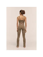 Dámske nohavice CASALL Seamless Rib Slit Pants, zelené Dámske nohavice CASALL Seamless Rib Slit Pants, zelené