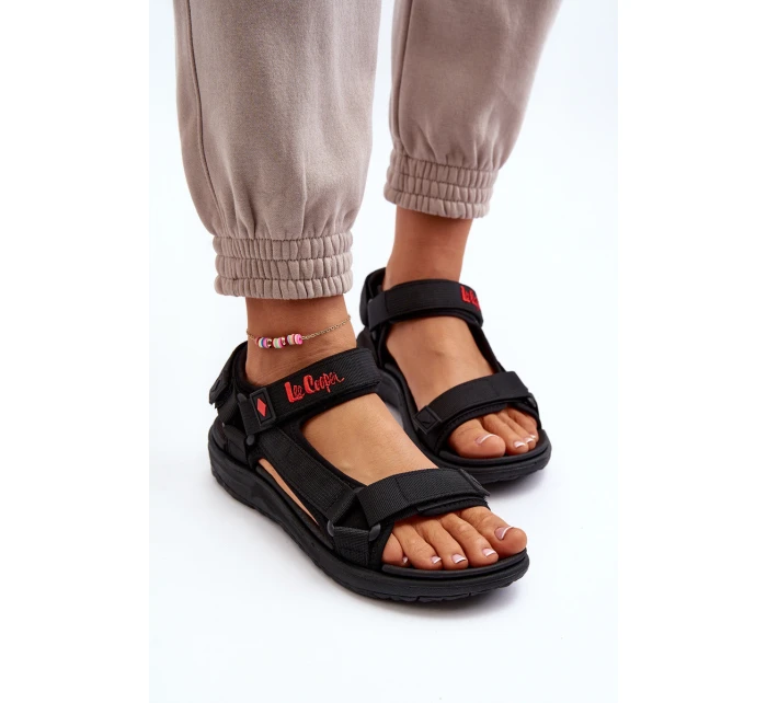 Damskie Sandały Lee Cooper LCW-24-34-2615 Czarne