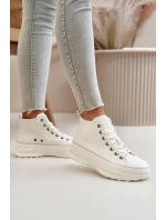 Dámské Tenisky Na Platformě Eko Kůže Big Star model 21669609 Bílé - Big Star Shoes
