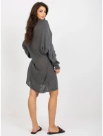 Dámsky sveter BA SW C1001.57P tmavo šedá - FPrice