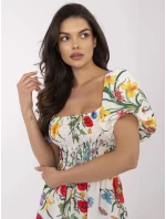 Sukienka DHJ SK model 21133028 ecru - FPrice