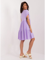 Sukienka DHJ SK 6873.68 jasny fioletowy
