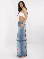 Nohavice DHJ SP 19183 9.54 modrá