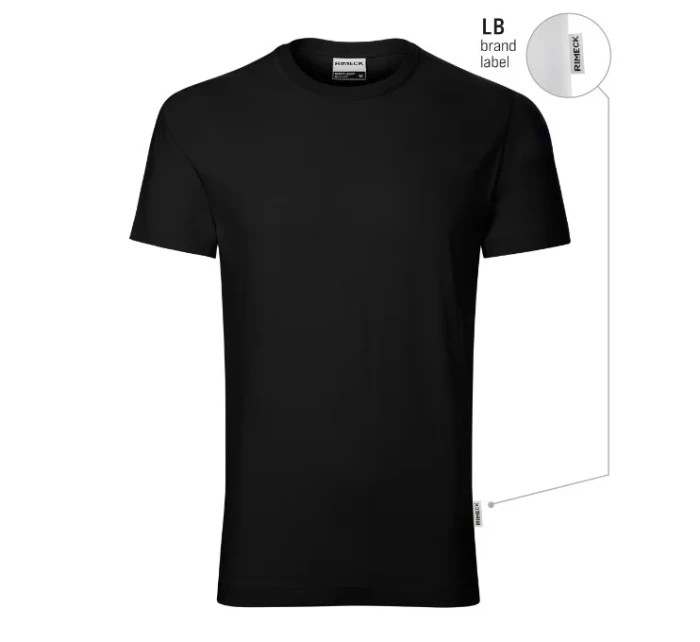 Resist heavy tričko čierne 01 (štítok značky)