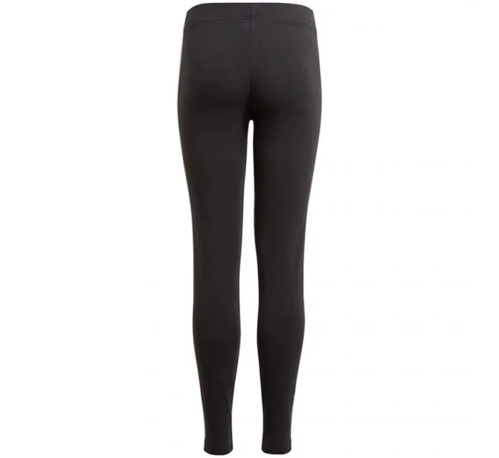 Dievčenské legíny Essentials 3 Stripes GN4046 Black and White - Adidas