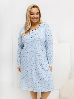 Dámská noční košile FP 604.10 světle modrá - ForeverPink