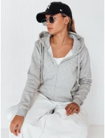 Dámská mikina VICTORIA světle šedá model 21962304 - FashionStreet