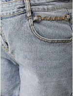 FashionStreet dámske modré džínsové šortky SY0492