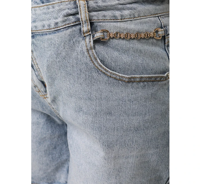 FashionStreet dámske modré džínsové šortky SY0492