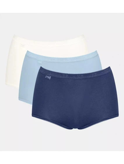 Dámske nohavičky Basic+ Maxi C3P - UNKNOWN - modrá kombinácia V020 - SLOGGI Dámske nohavičky Basic+ Maxi C3P - UNKNOWN - modrá kombinácia V020 - SLOGGI