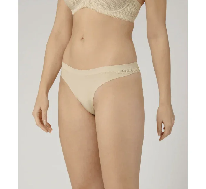 Dámské tanga Aura Spotlight High Leg string krémová - Triumph Dámské tanga Aura Spotlight High Leg string krémová - Triumph