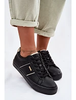 Dámské perforované tenisky Big Star TT274290 Černé